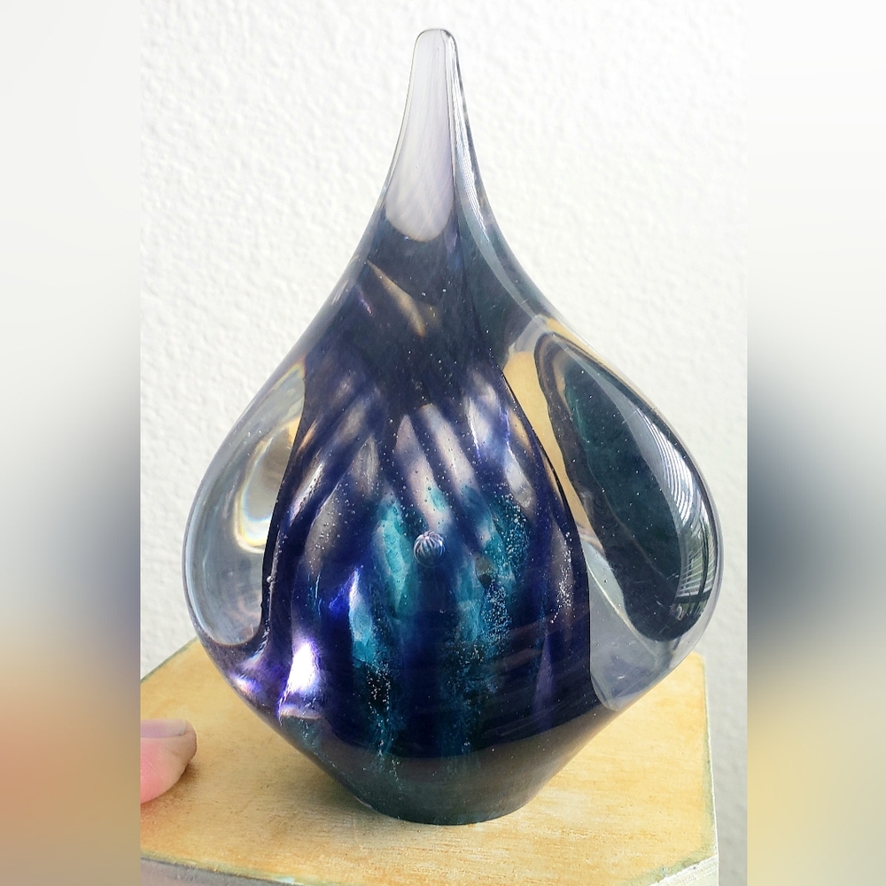 Hand Worked Art Glass Paperweight